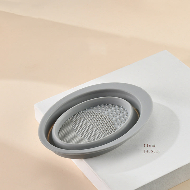Scrubbing Plate Makeup Brush Cleaning Pad Makeup Brush Cleaning Bowl Scrubbing Plate Makeup Brush Cleaning Pad Makeup Brush Cleaning Bowl